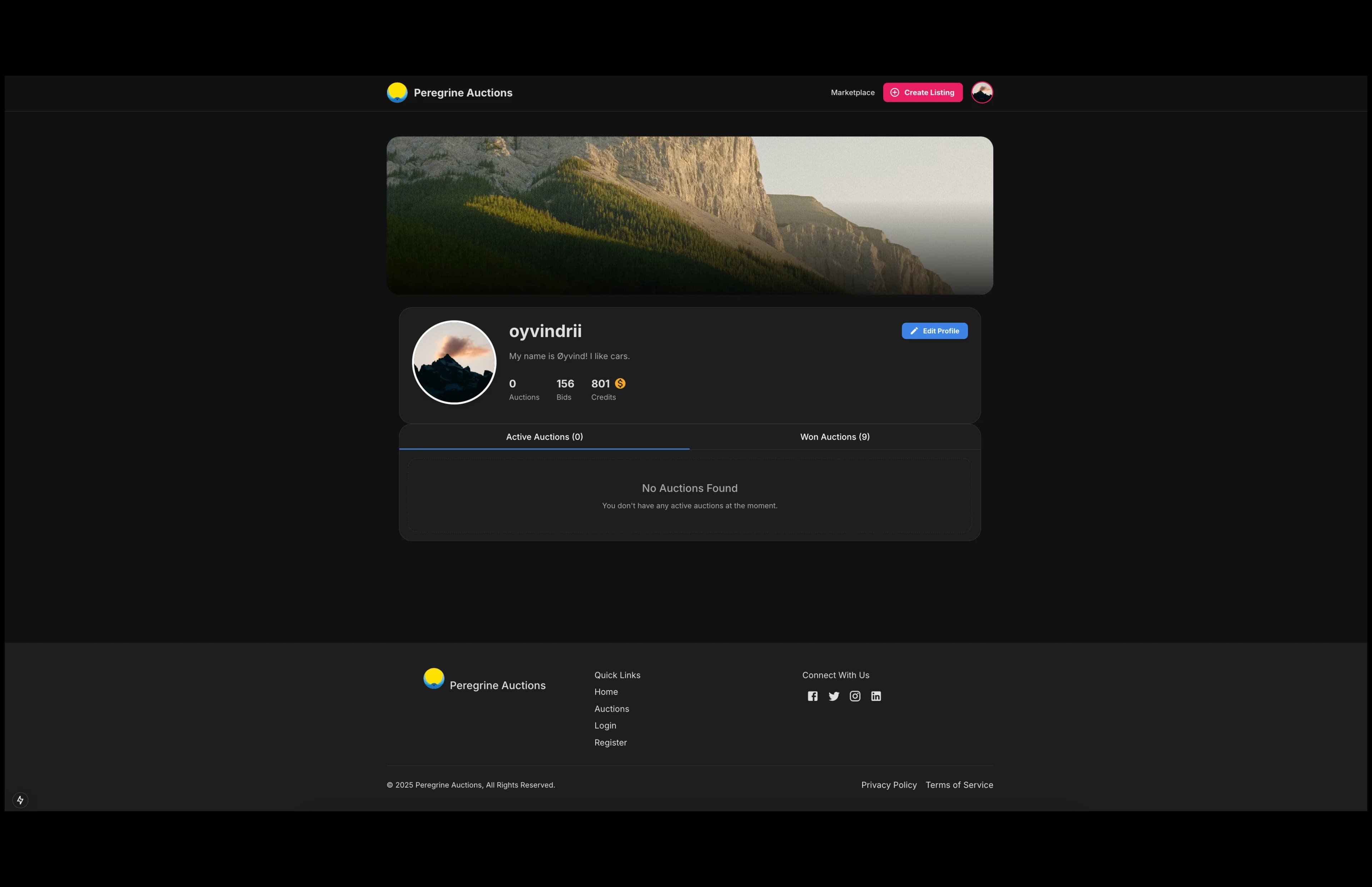 Peregrine Auctions Profile